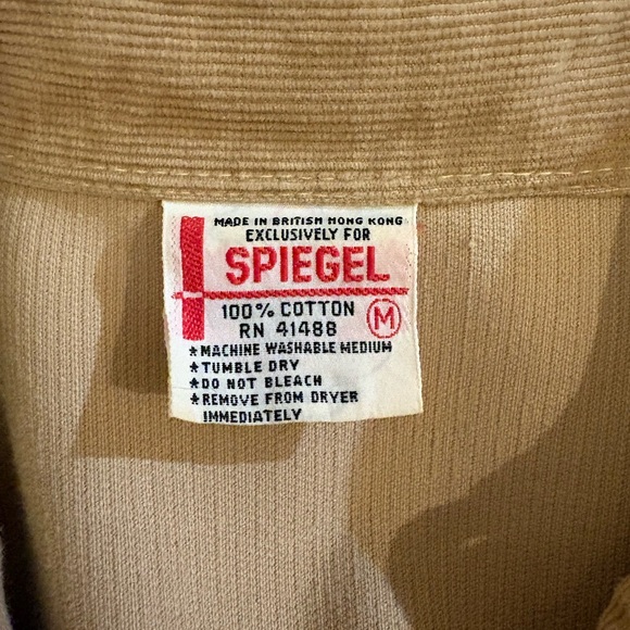 Vintage light brown corduroy shirt - Picture 5 of 11